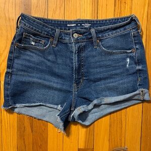 Old Navy Dark Blue Jean Shorts